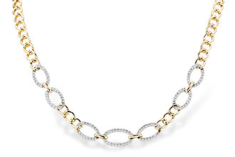 C319-39042: NECKLACE 1.12 TW (17")(INCLUDES BAR LINKS)