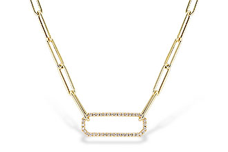 G319-37269: NECKLACE .50 TW (17 INCHES)