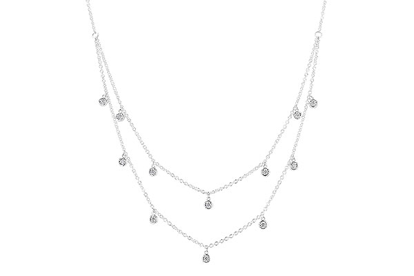 G319-38169: NECKLACE .22 TW (18 INCHES)
