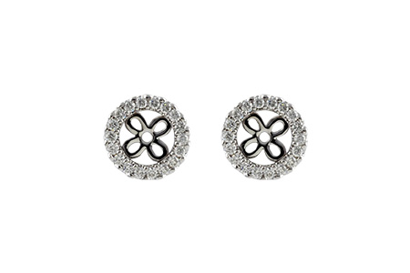 M233-04469: EARRING JACKETS .24 TW (FOR 0.75-1.00 CT TW STUDS)