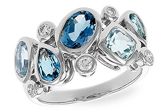 D319-42642: LDS RG 2.57 BLUE TOPAZ TW 2.75 TGW