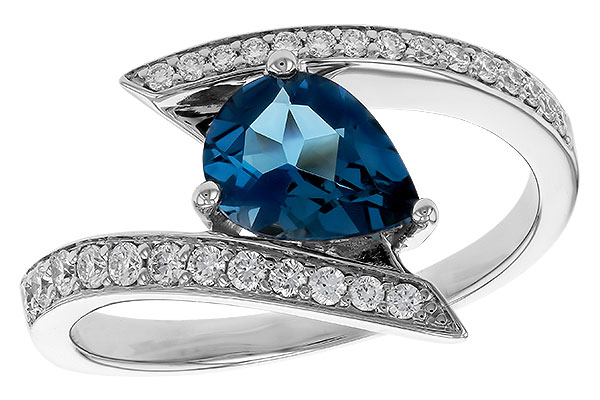 D320-29033: LDS RG 1.04 LONDON BLUE TOPAZ 1.28 TGW (8x6MM)