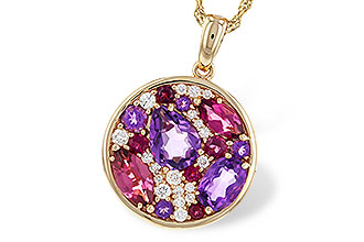 E320-34542: NECK 1.83 TW SEMI-PRECIOUS (P.TOUR, AMY) 2.00 TGW