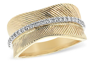 H234-82660: LDS WED RG .22 TW (Y/G & W/G)