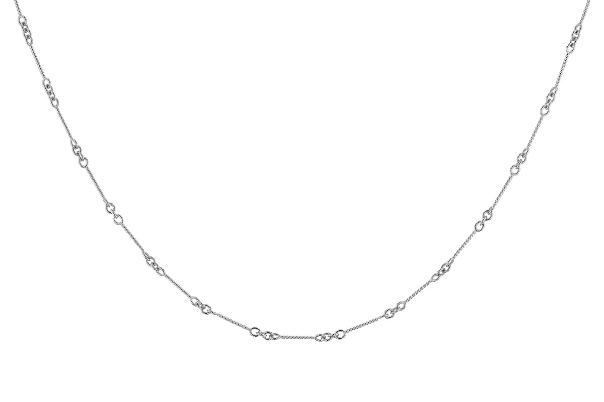H319-42687: TWIST CHAIN (24IN, 0.8MM, 14KT, LOBSTER CLASP)