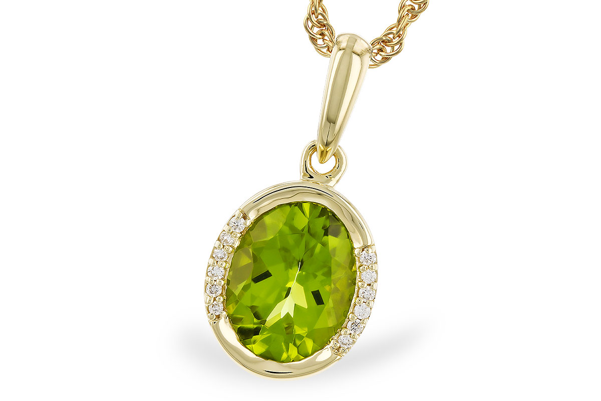 K319-40887: NECKLACE 1.72 TW PERIDOT 1.75 TGW (9x7 PER)