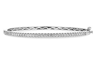 L233-94496: BANGLE BRACELET .95 TW