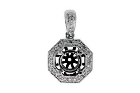 M052-12714: SEMI PENDANT .14 TW